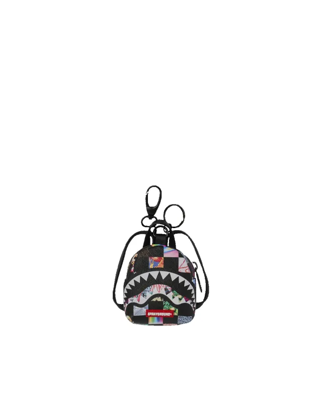SHARKVERSE UNIVERSE BACKPACK KEYCHAIN made by Sprayground