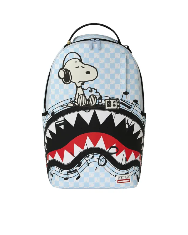 PEANUTS SNOOPY TUNED UP & TUNED OUT BACKPACK made by Sprayground