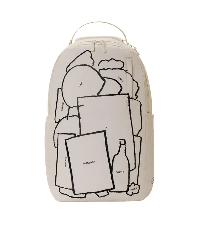 COLLABORATION EMUNI INWARDS LIGHT BACKPACK made by Sprayground