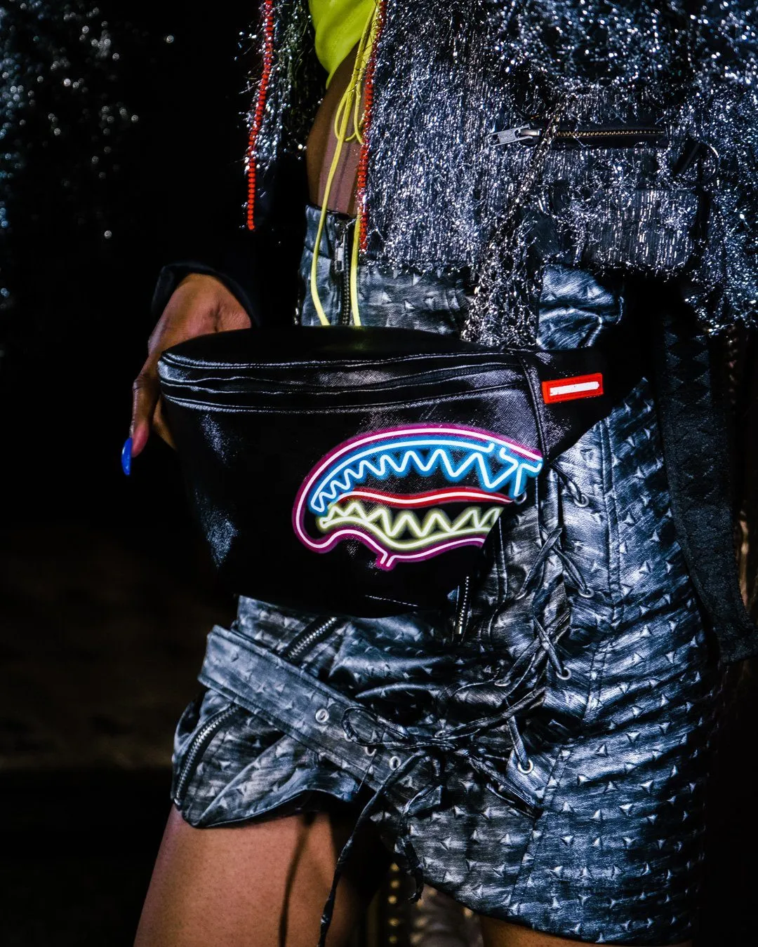 SHARKS IN PARIS GLOW SAVVY CROSSBODY sold by Sprayground product image thumbnail 4