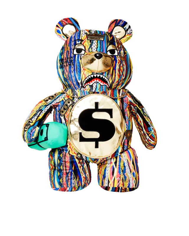 THE GOLDEN AGE MONEYBEAR TEDDYBEAR BACKPACK sold by Sprayground
