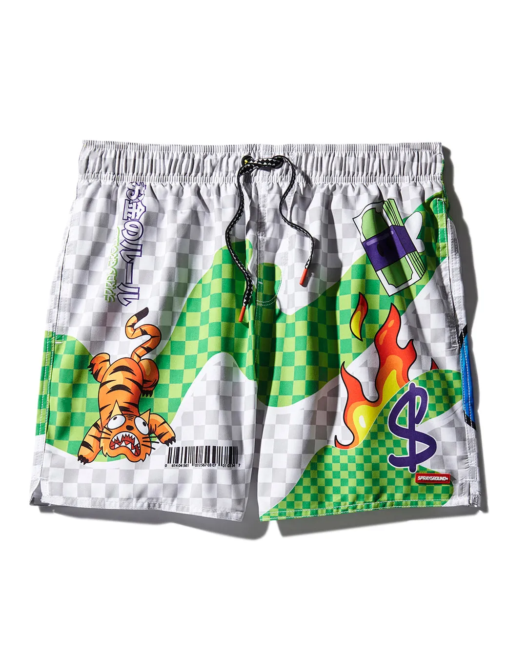 WTF ART SHOTO SWIM TRUNKS sold by Sprayground