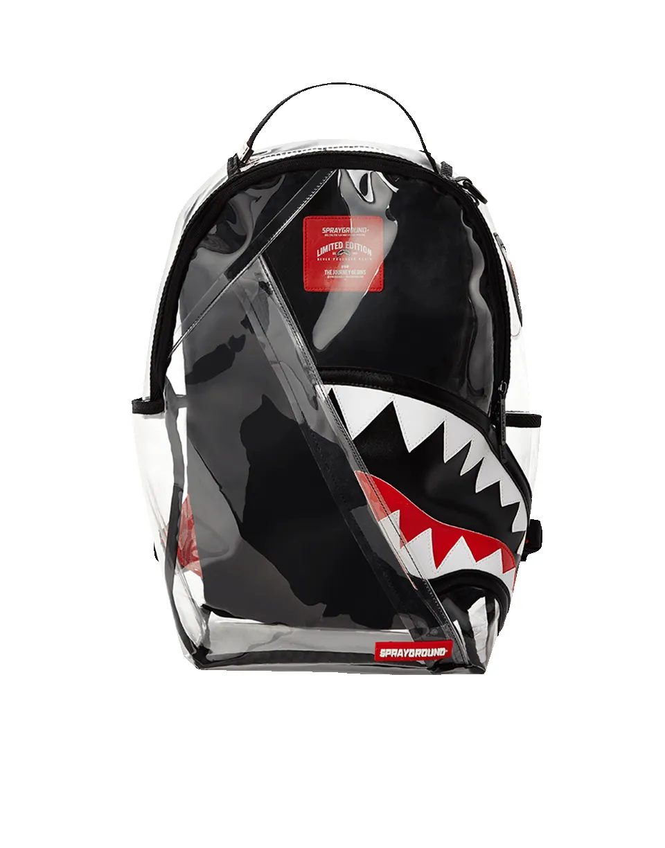 ANGLED 20/20 VISION SHARK CLEAR BACKPACK sold by Sprayground