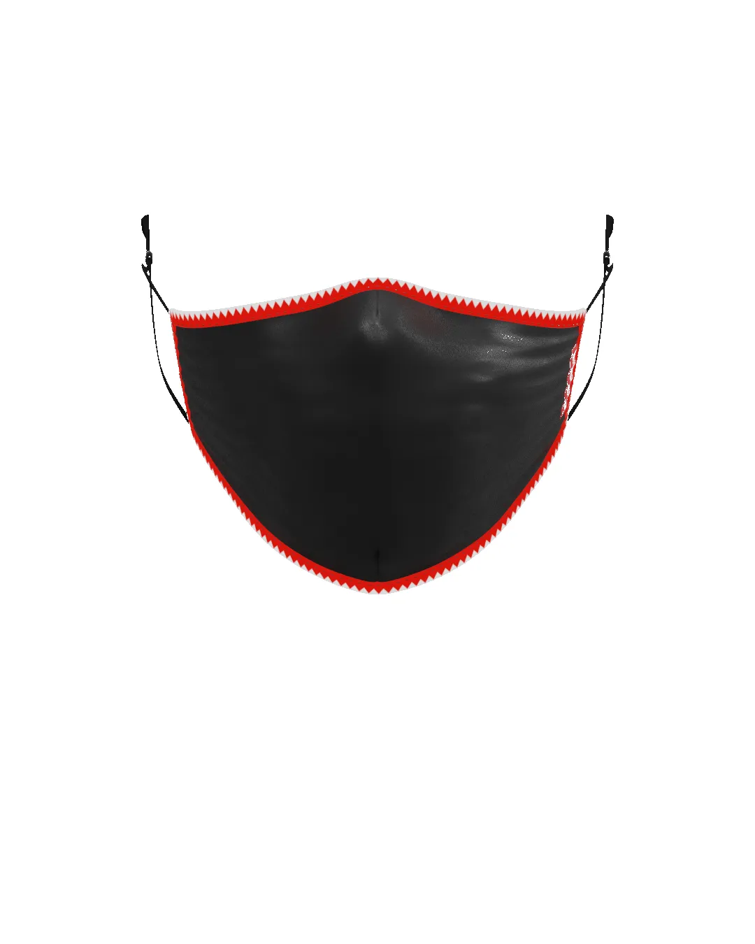 ADULT VERTICAL SHARK (BLACK) FORM-FITTING FACE MASK sold by Sprayground