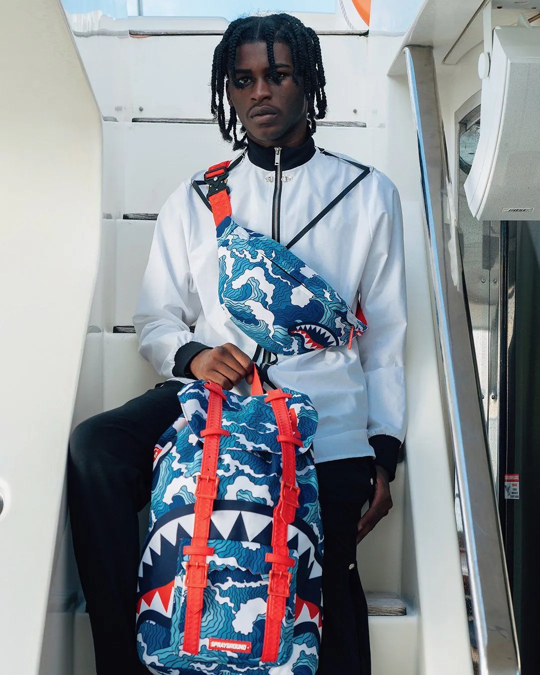 SHARK WAVE SAVVY CROSSBODY sold by Sprayground product image thumbnail 5