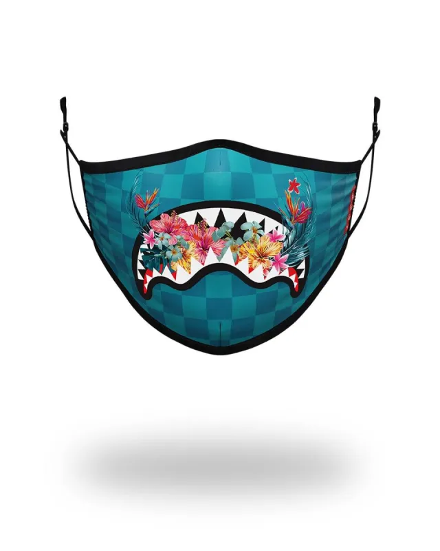 ADULT BLOSSOM SHARK FORM FITTING FACE MASK sold by Sprayground