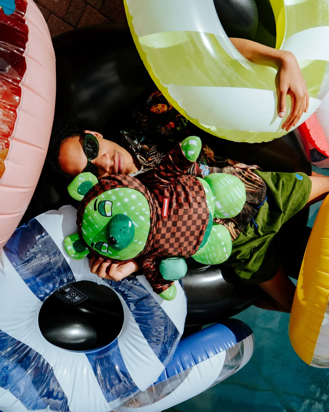 SHARKS IN PARIS FADE AWAY HOODIE MONEYBEAR TEDDYBEAR BACKPACK sold by Sprayground product image thumbnail 4