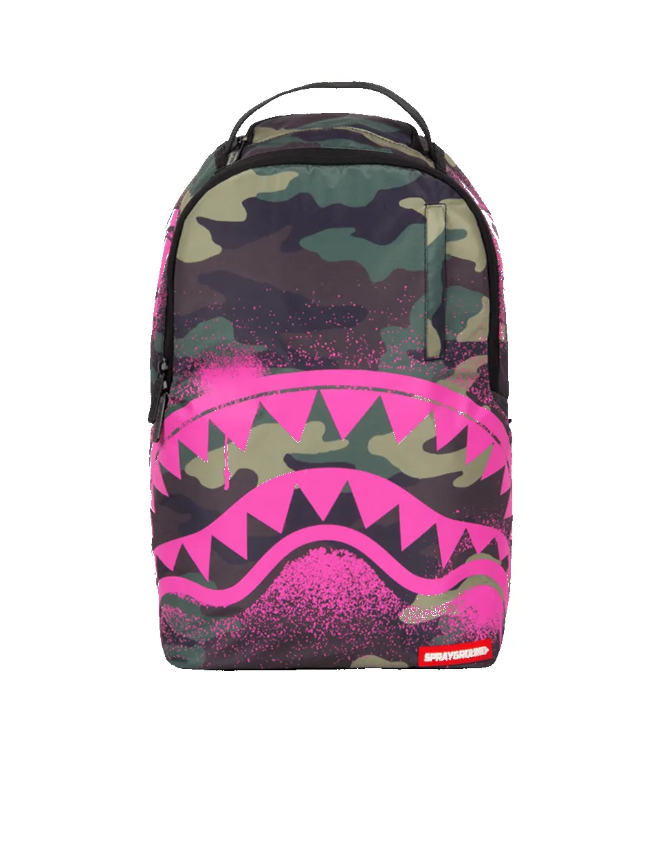 PINK STENCIL SHARK CAMO sold by Sprayground