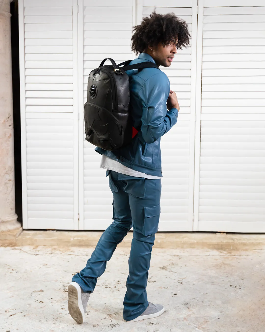 HEAVY METAL SHARK BLACK BACKPACK (DLXV) sold by Sprayground product image thumbnail 4