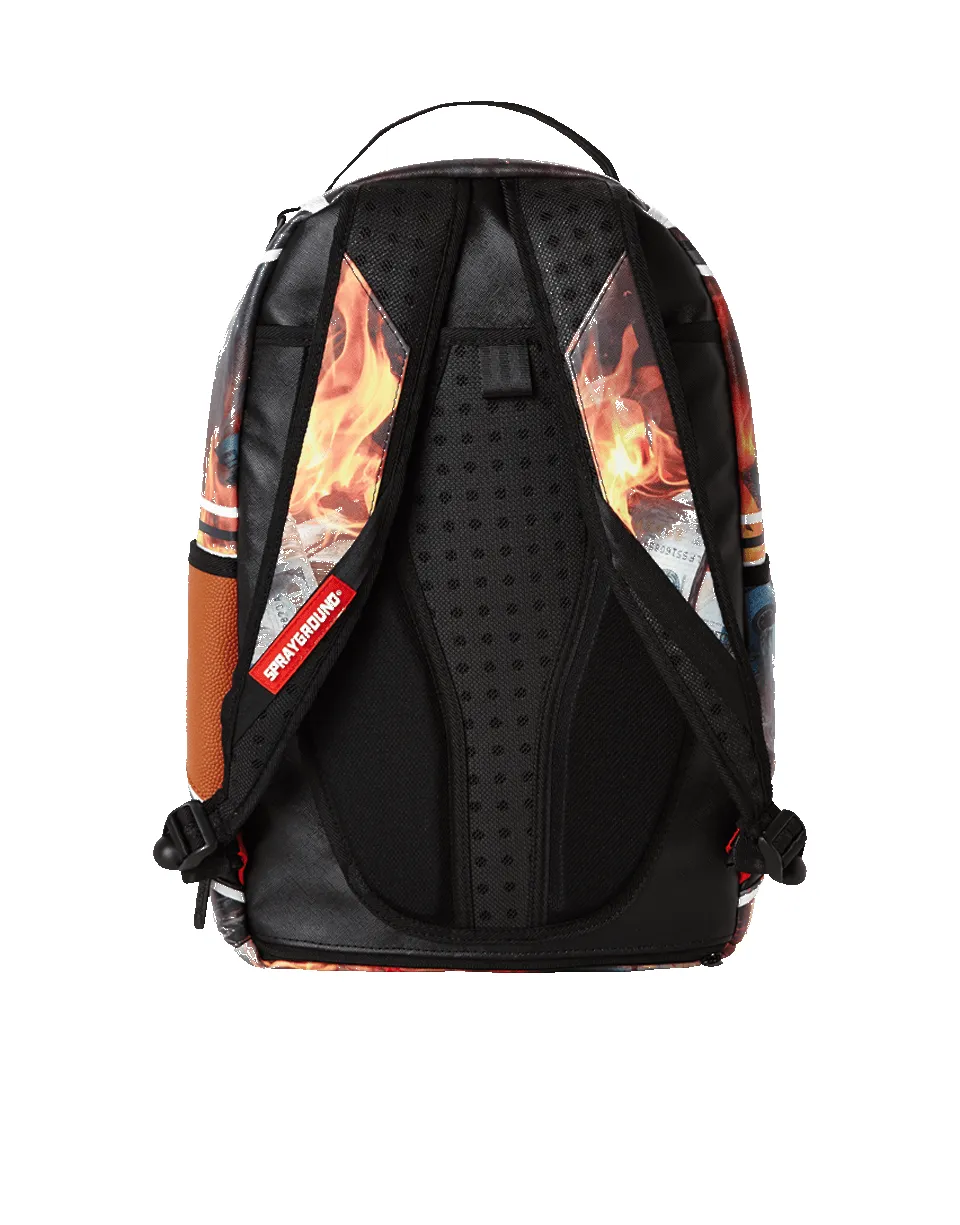 SPALDING X SPRAYGROUND FIRE MONEY BACKPACK sold by Sprayground product image thumbnail 4
