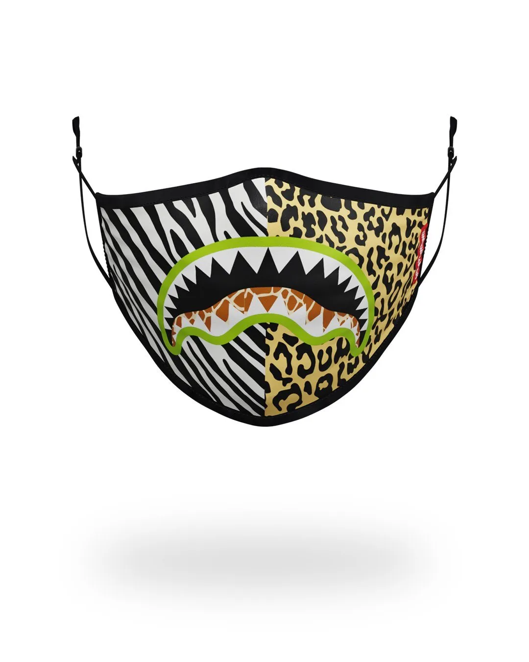 ADULT SAFARI SHARK FORM FITTING FACE MASK sold by Sprayground