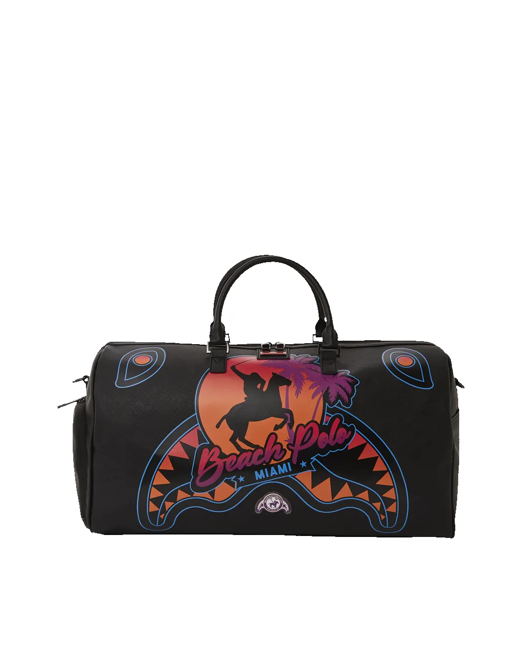MIAMI BEACH POLO COLLAB DUFFLE (BLACK) sold by Sprayground