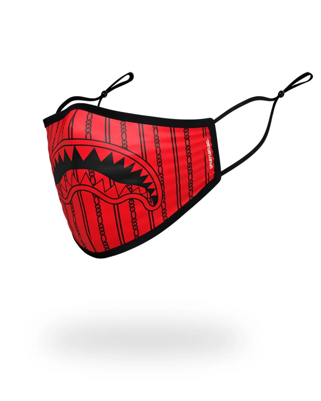 ADULT REVERSE SHARKS IN PARIS (RED) FORM FITTING FACE MASK sold by Sprayground product image thumbnail 2