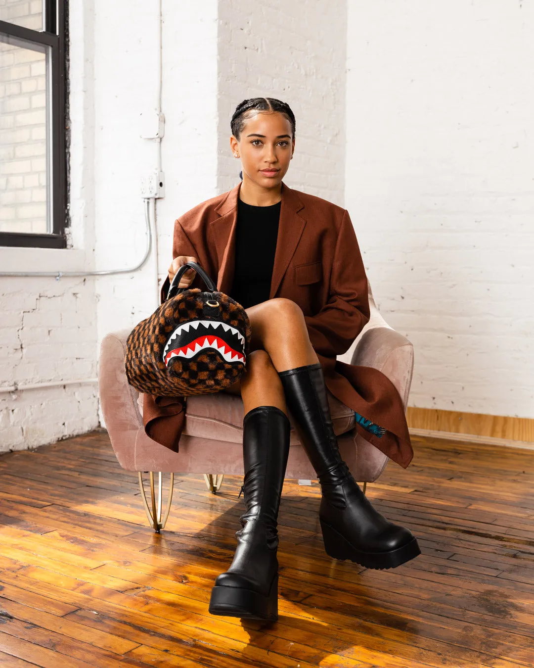 FURRR SHARKS IN PARIS MINI DUFFLE sold by Sprayground product image thumbnail 4