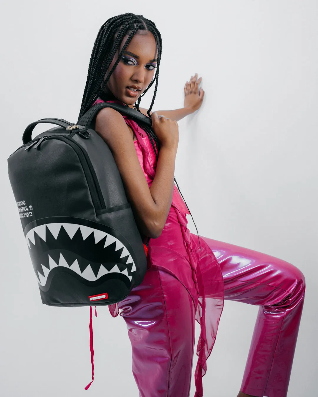 SHARK CENTRAL BLK/GRAY BACKPACK (DLXV) sold by Sprayground product image thumbnail 4