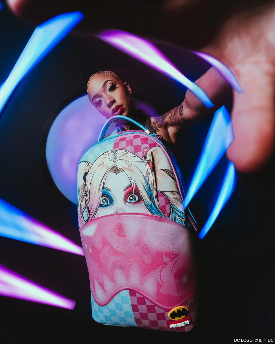 HARLEY QUINN BUBBLE GUM SHARK sold by Sprayground product image thumbnail 2