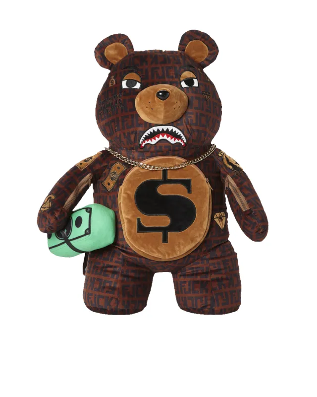 OFFENDED MONEYBEAR TEDDYBEAR BACKPACK sold by Sprayground