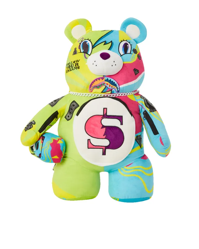 SUPER WEIRD MONEYBEAR TEDDYBEAR BACKPACK sold by Sprayground