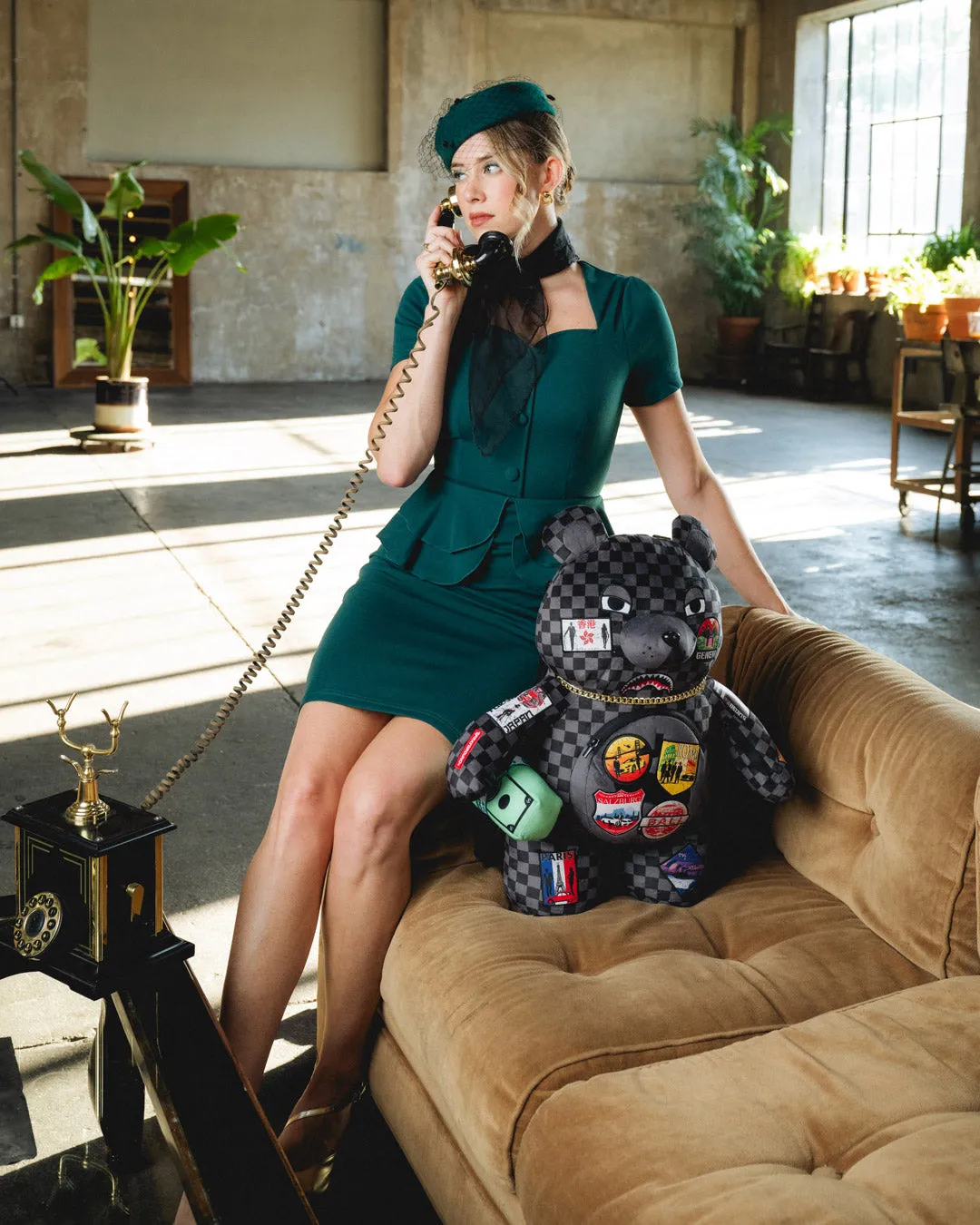 GLOBAL MOGUL UNLIMITED MILES MONEYBEAR TEDDYBEAR BACKPACK sold by Sprayground product image thumbnail 2