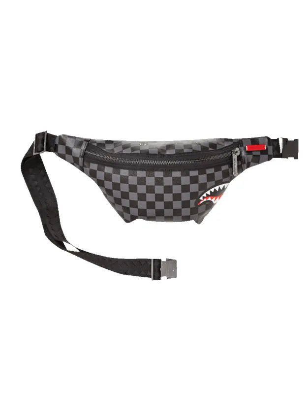 SHARKS IN PARIS (BLACK CHECKERED EDITION) CROSSBODY made by Sprayground