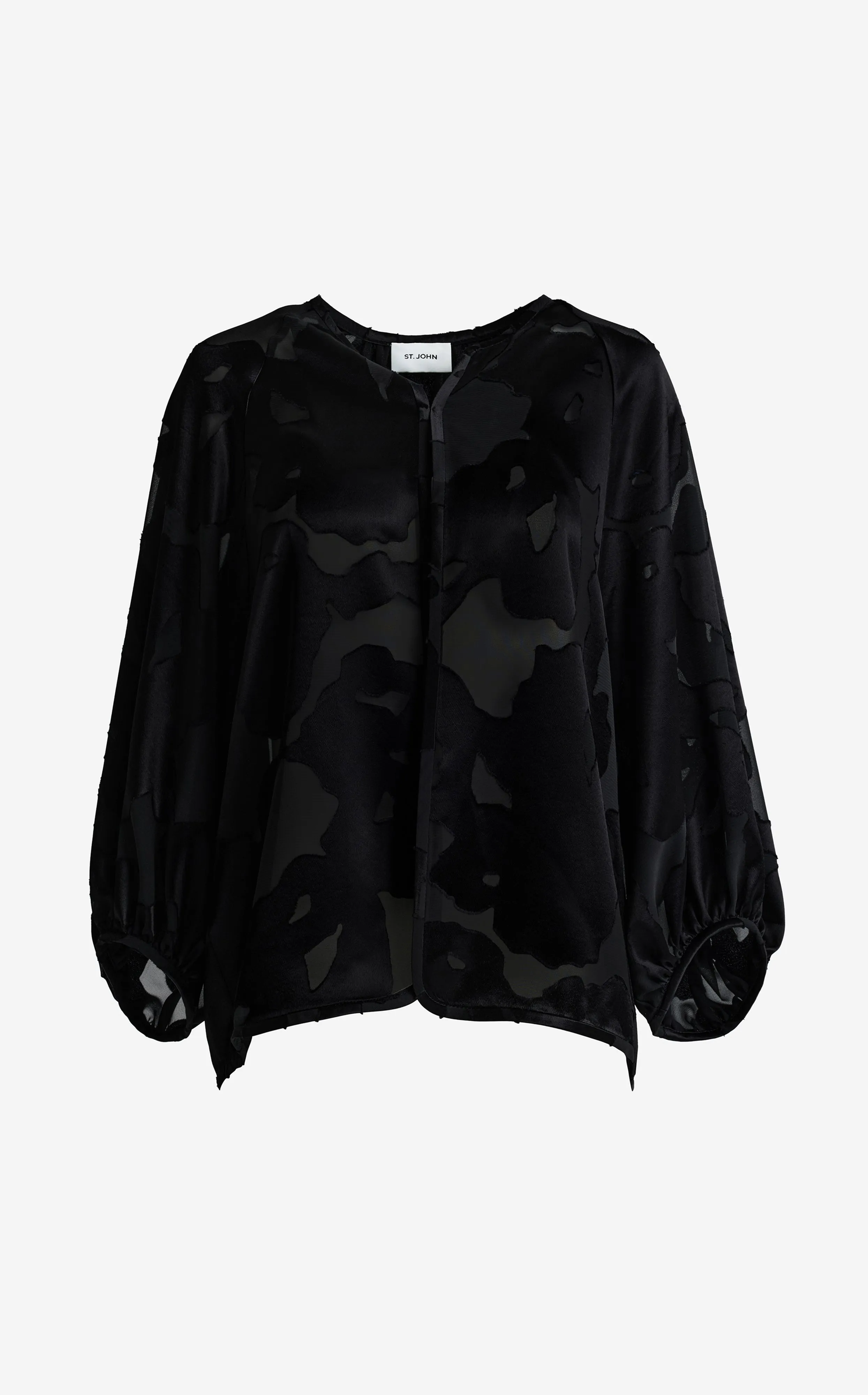 Felicity Capelet In Satin Abstract Burnout sold by St. John product image thumbnail 2