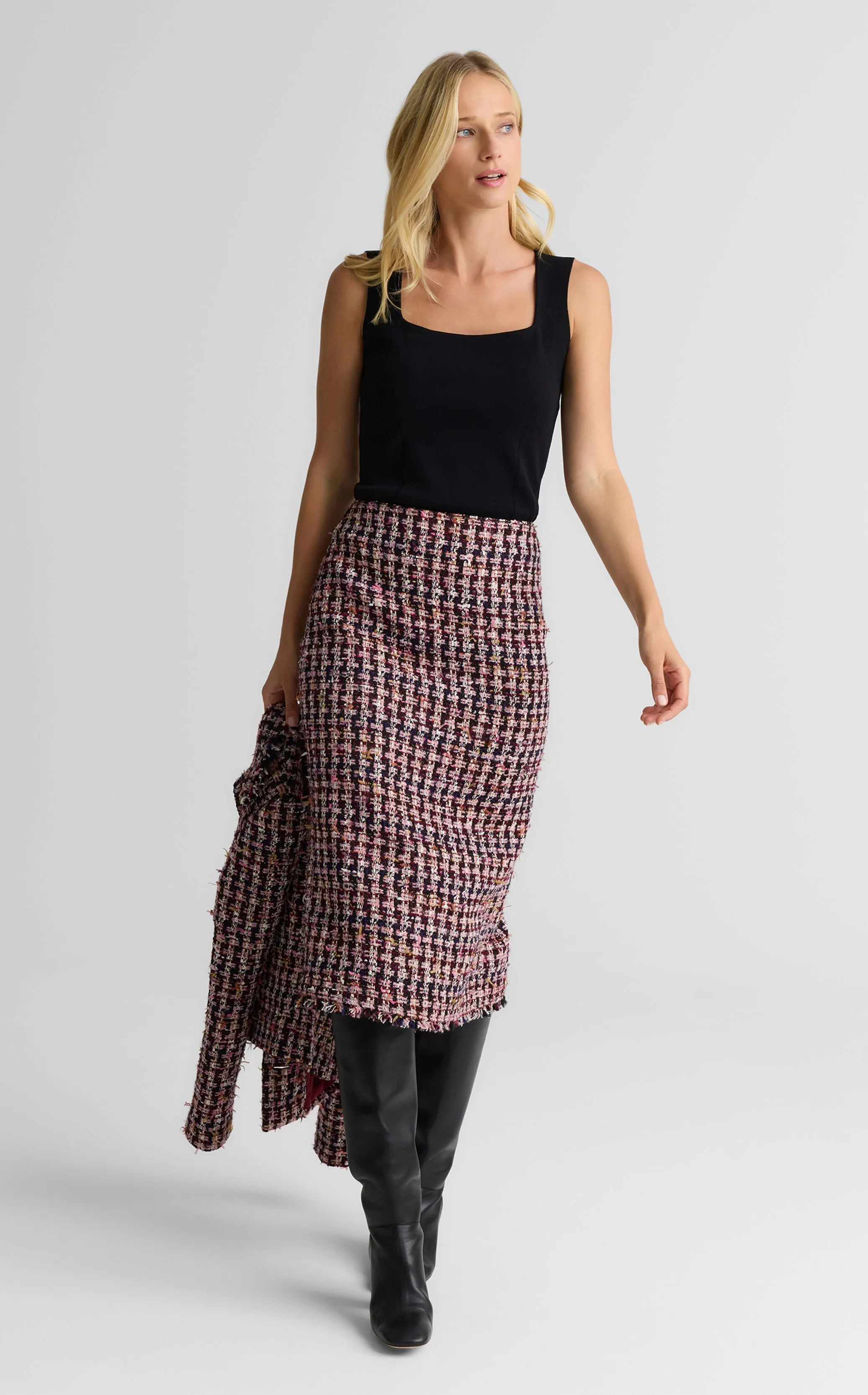 Margot Skirt In Lachman Tweed sold by St. John product image thumbnail 5