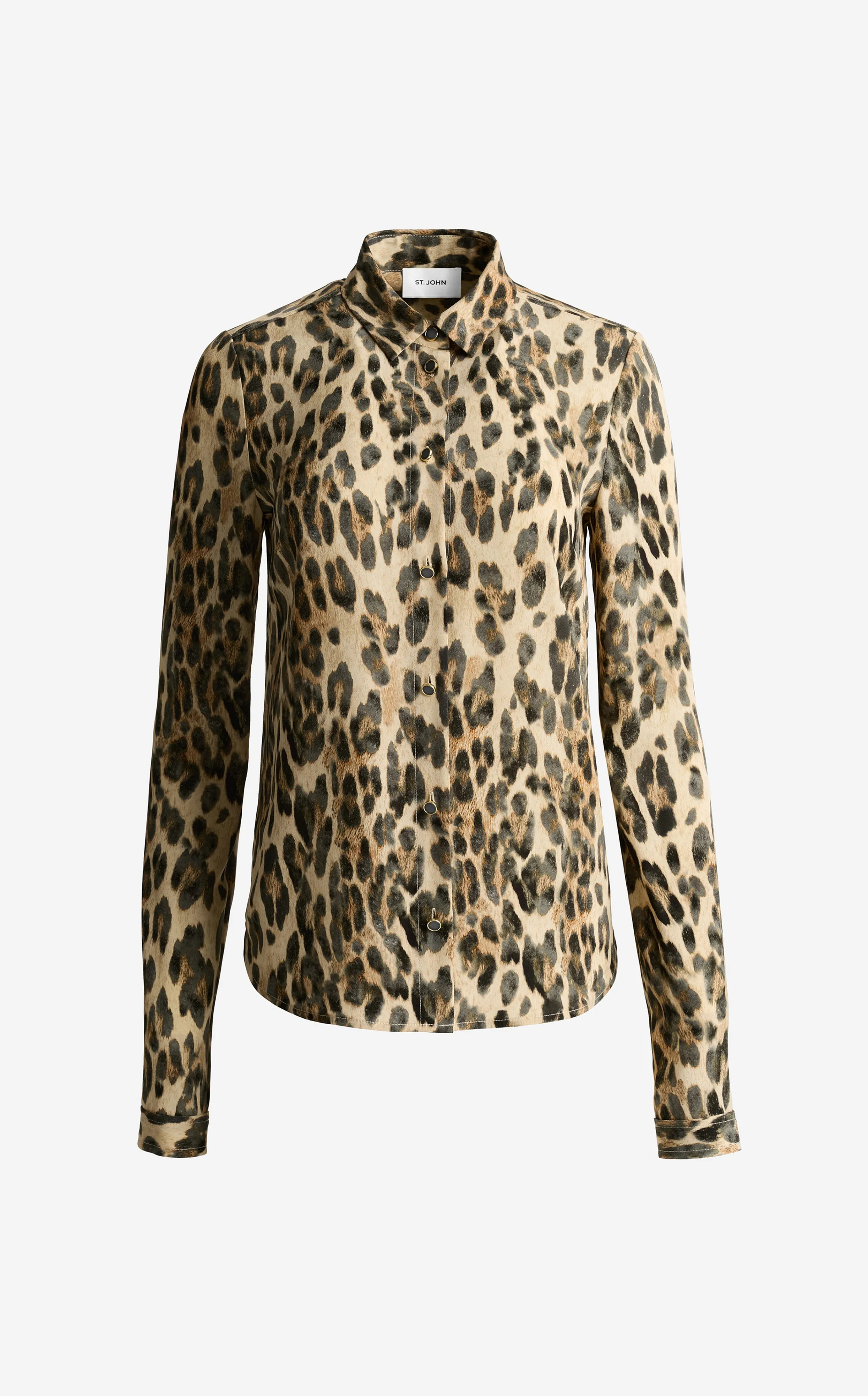 Hannah Blouse In Leopard Print sold by St. John product image thumbnail 2