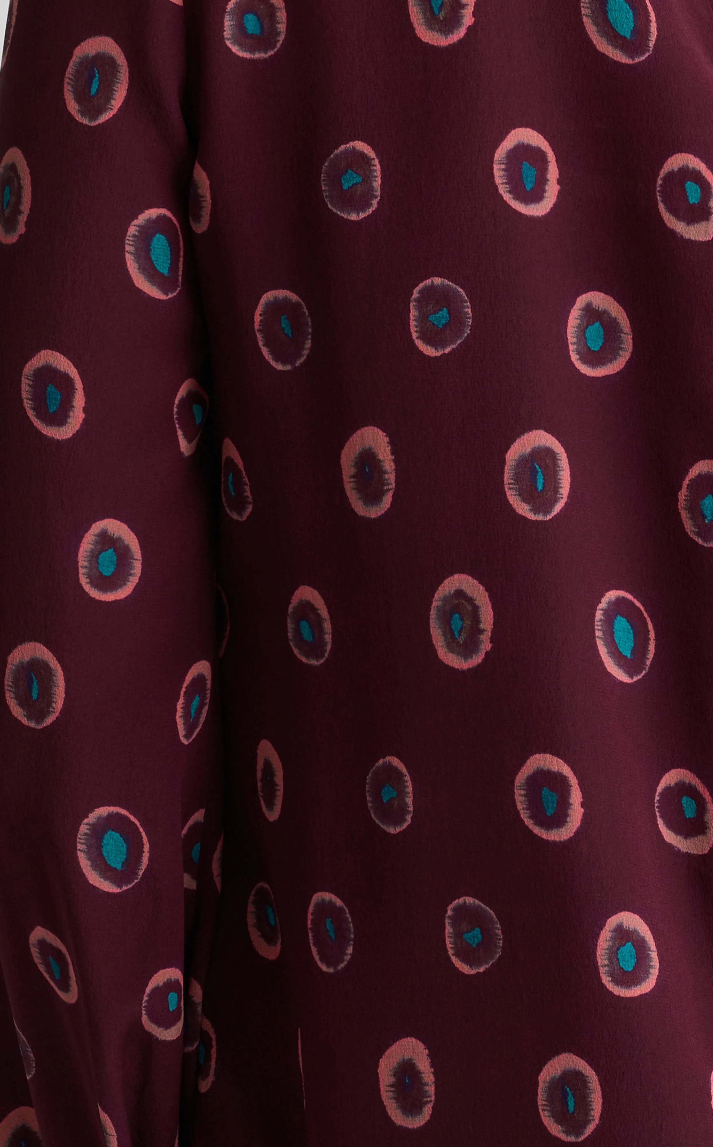 Hannah Bow Blouse In Abstract Ink Print sold by St. John product image thumbnail 4