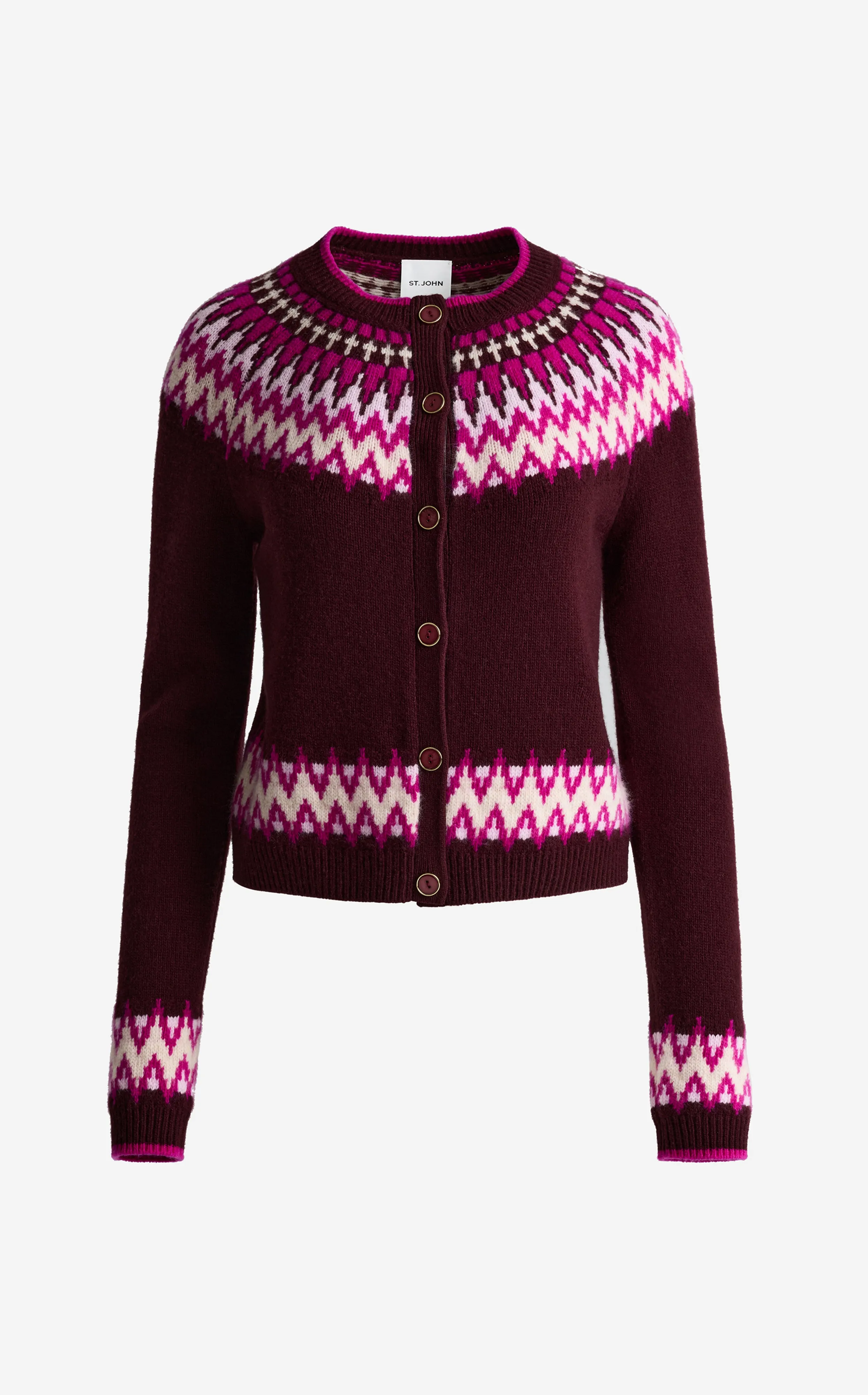Sally Cardigan In Cashmere Blend sold by St. John product image thumbnail 2