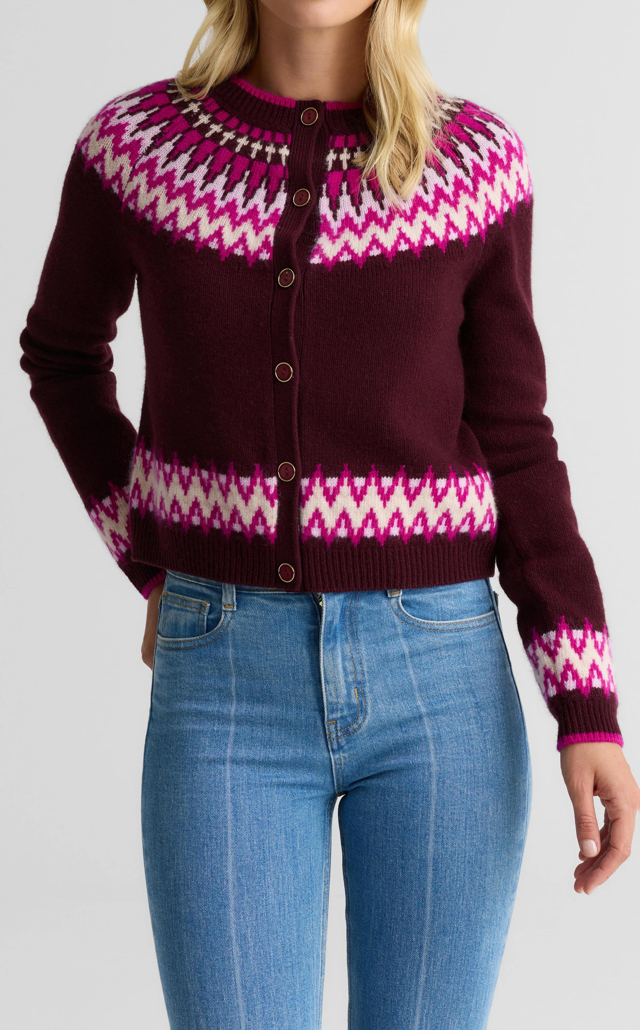 Sally Cardigan In Cashmere Blend sold by St. John product image thumbnail 5