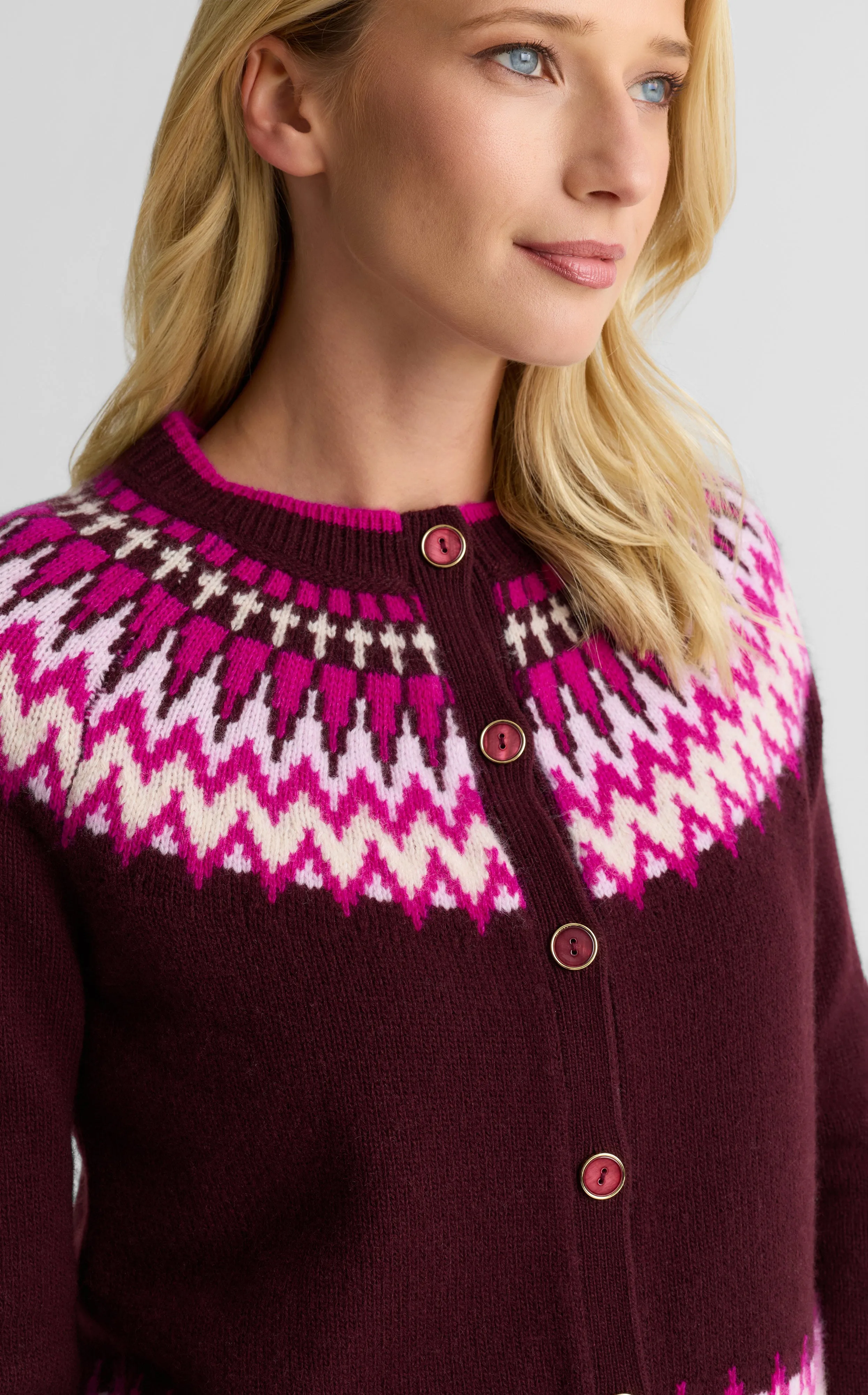 Sally Cardigan In Cashmere Blend sold by St. John product image thumbnail 4