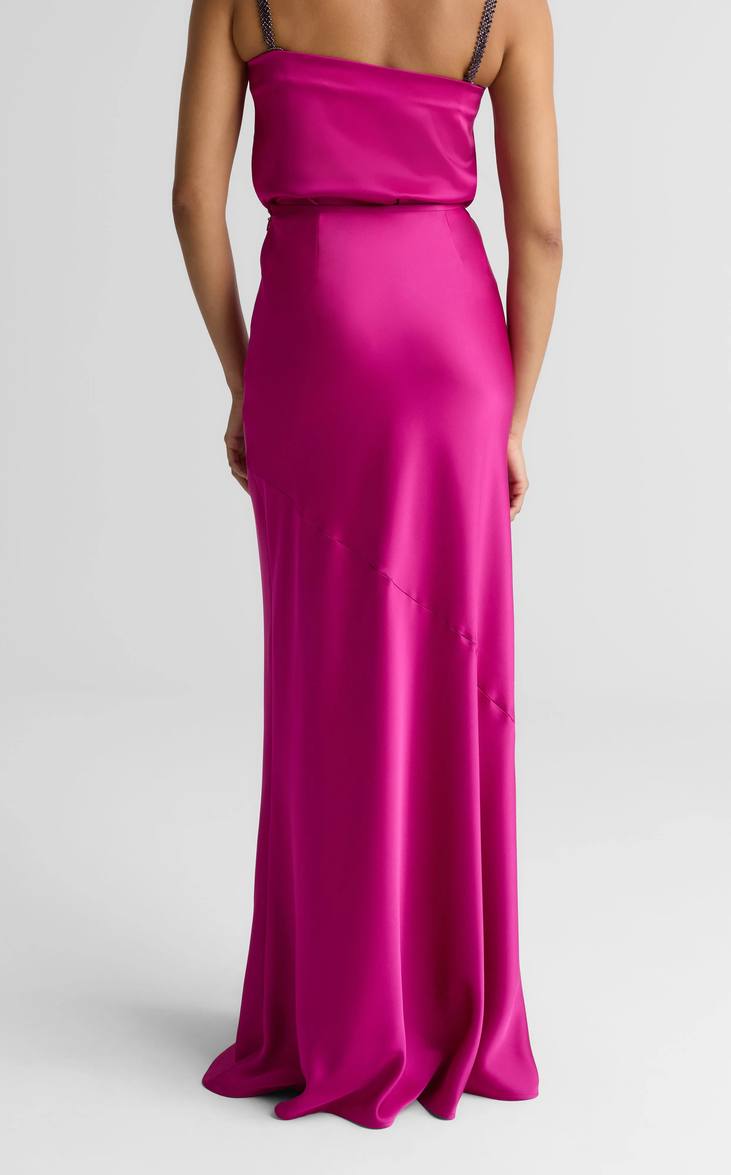 Beverly Skirt In Liquid Satin sold by St. John product image thumbnail 4