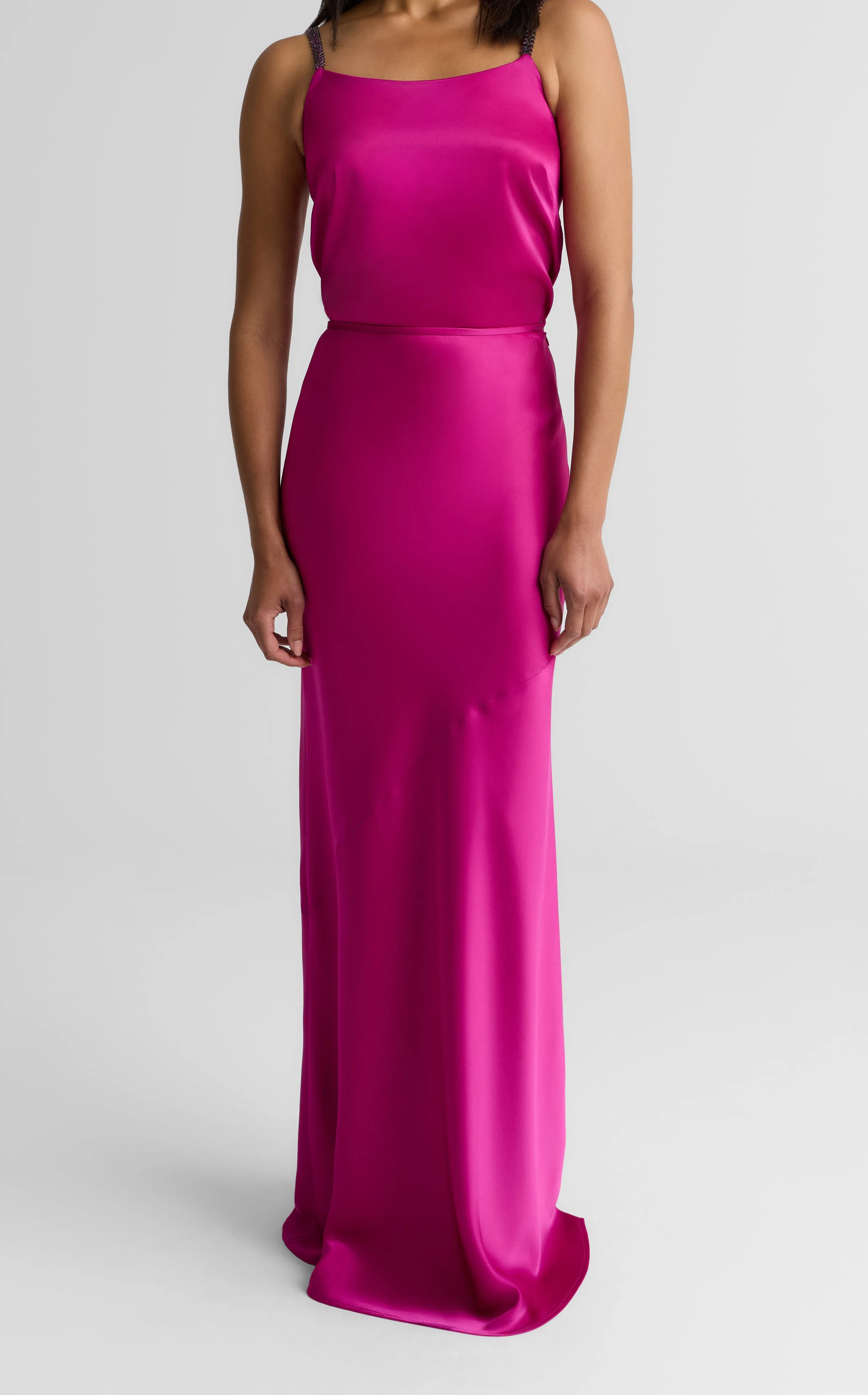 Beverly Skirt In Liquid Satin sold by St. John product image thumbnail 2