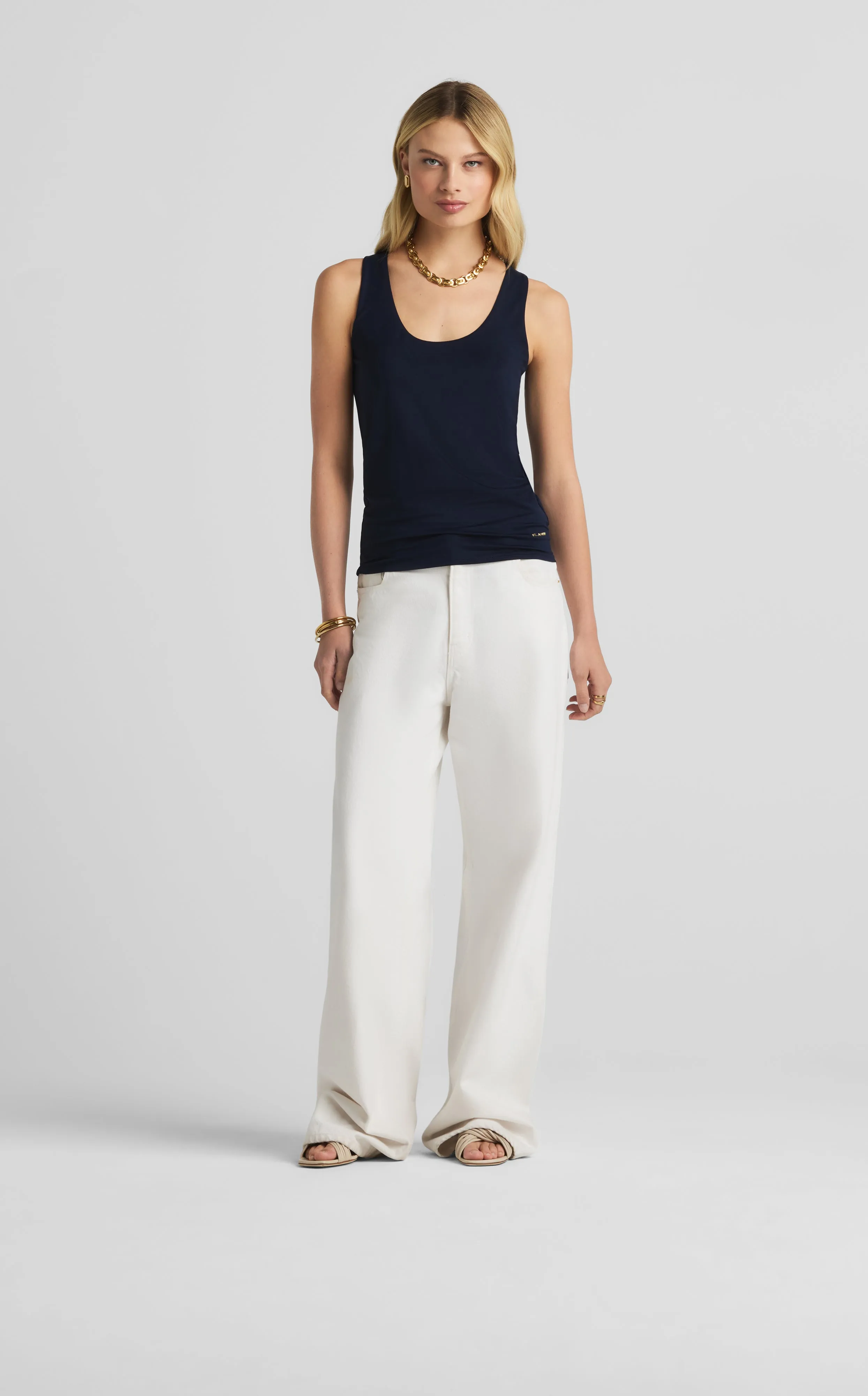 Polished Jersey Tank sold by St. John product image thumbnail 3