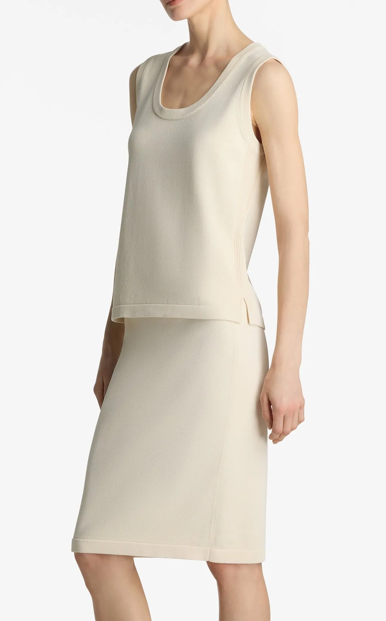 Santiago Knit Scoop Neck Shell sold by St. John product image thumbnail 4