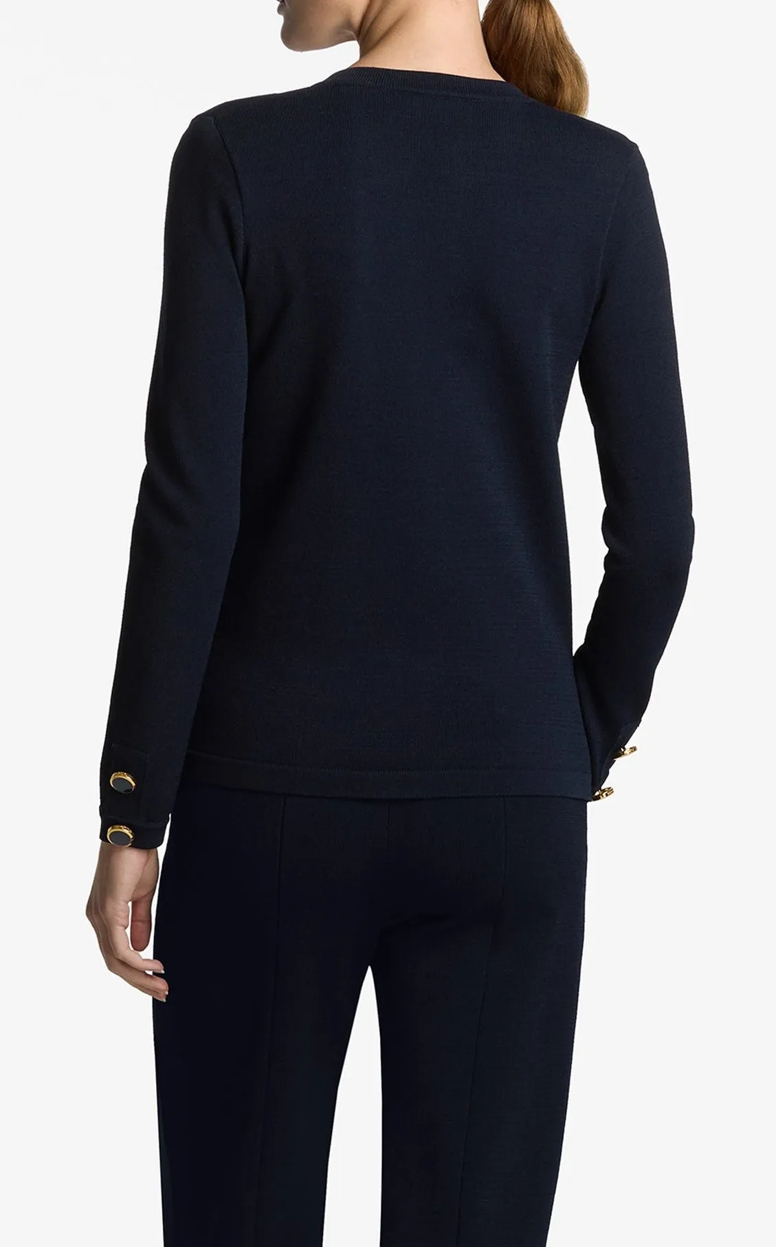 Santiago Knit Button Jacket sold by St. John product image thumbnail 4