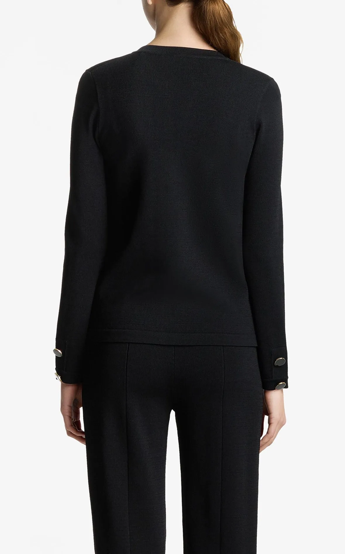 Santiago Knit Button Jacket sold by St. John product image thumbnail 4