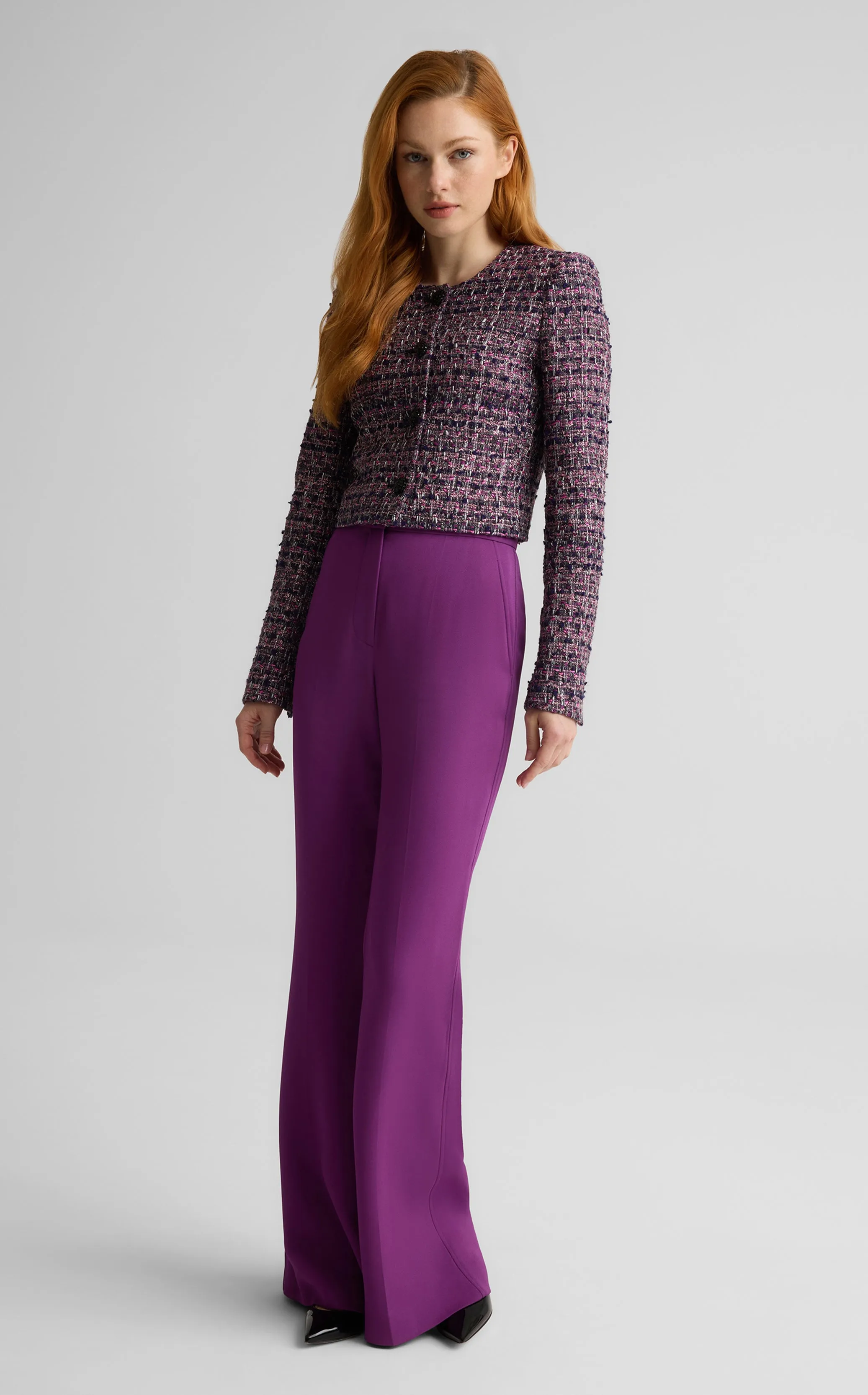 Ava Pant in Stretch Italian Viscose Blend sold by St. John