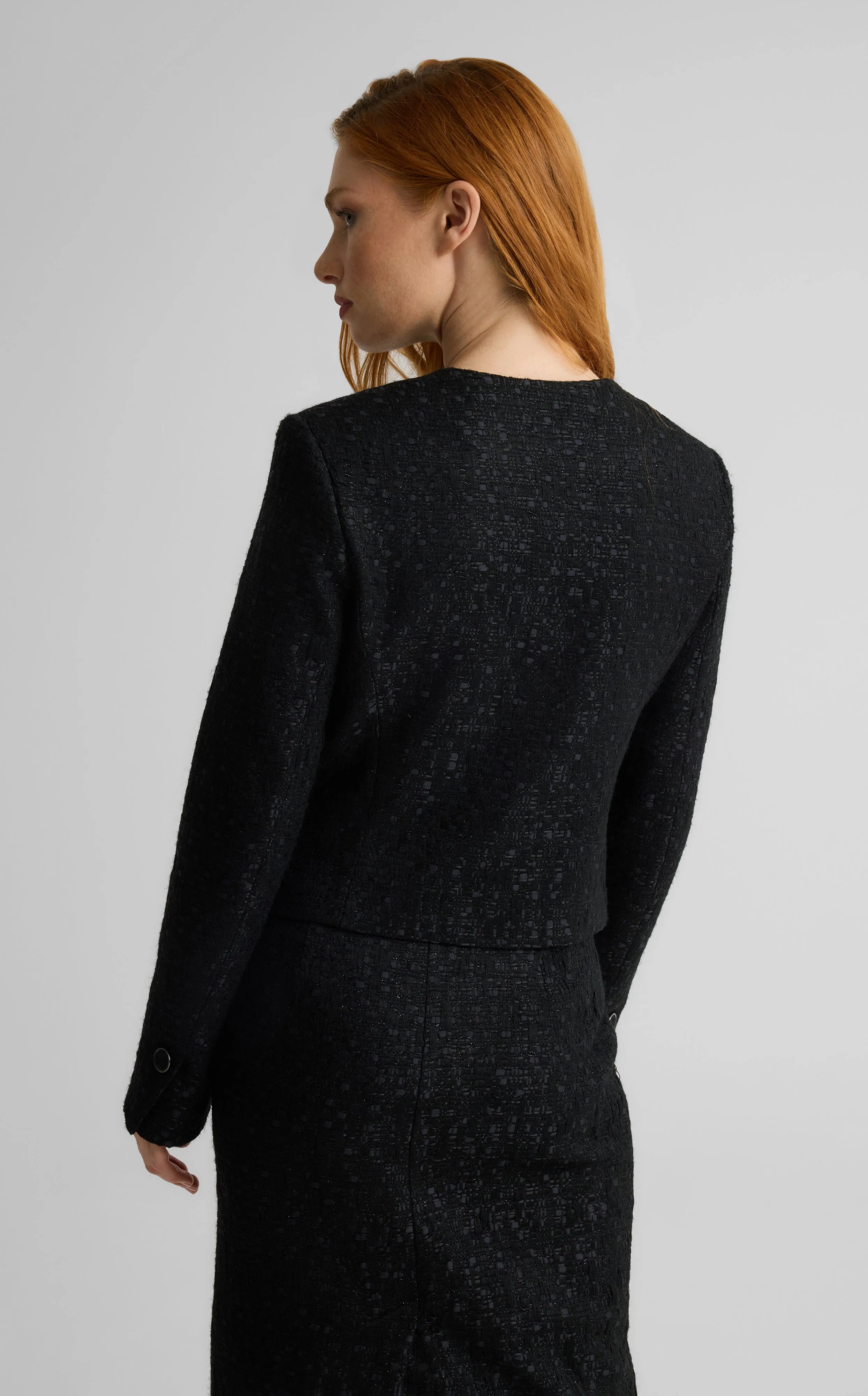 Riley Jacket in Canyon Tweed sold by St. John product image thumbnail 4