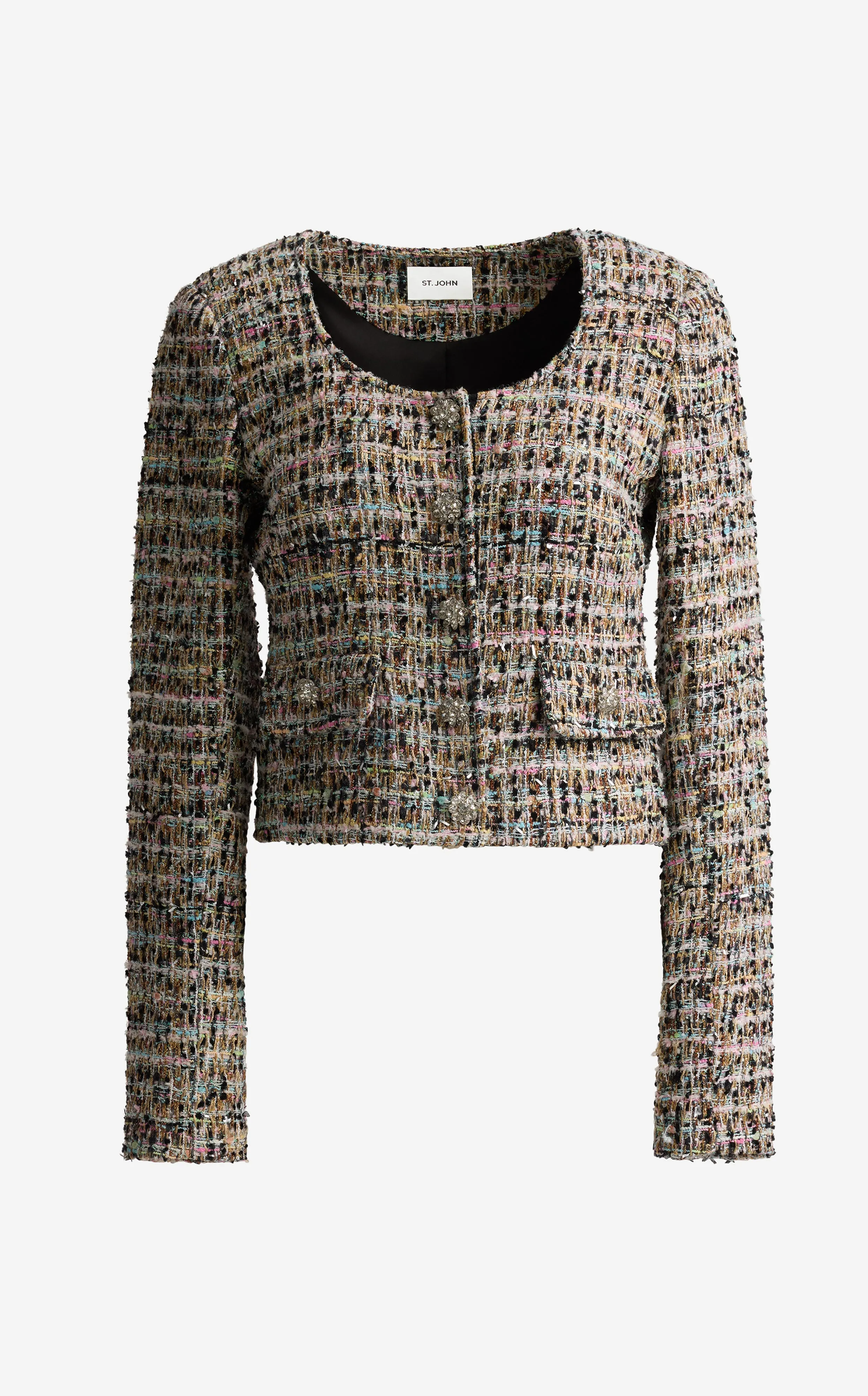 Ulyissa Jacket in Cienega Tweed sold by St. John product image thumbnail 2