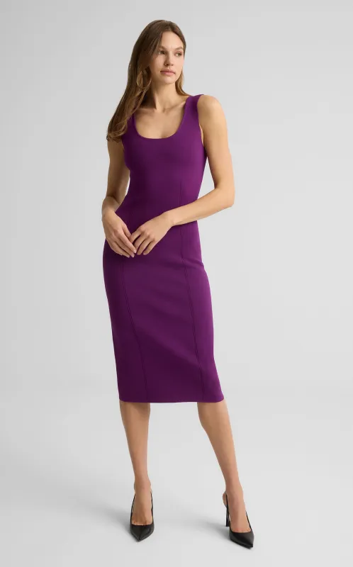 Lynn Dress in Santa Roma Knit sold by St. John