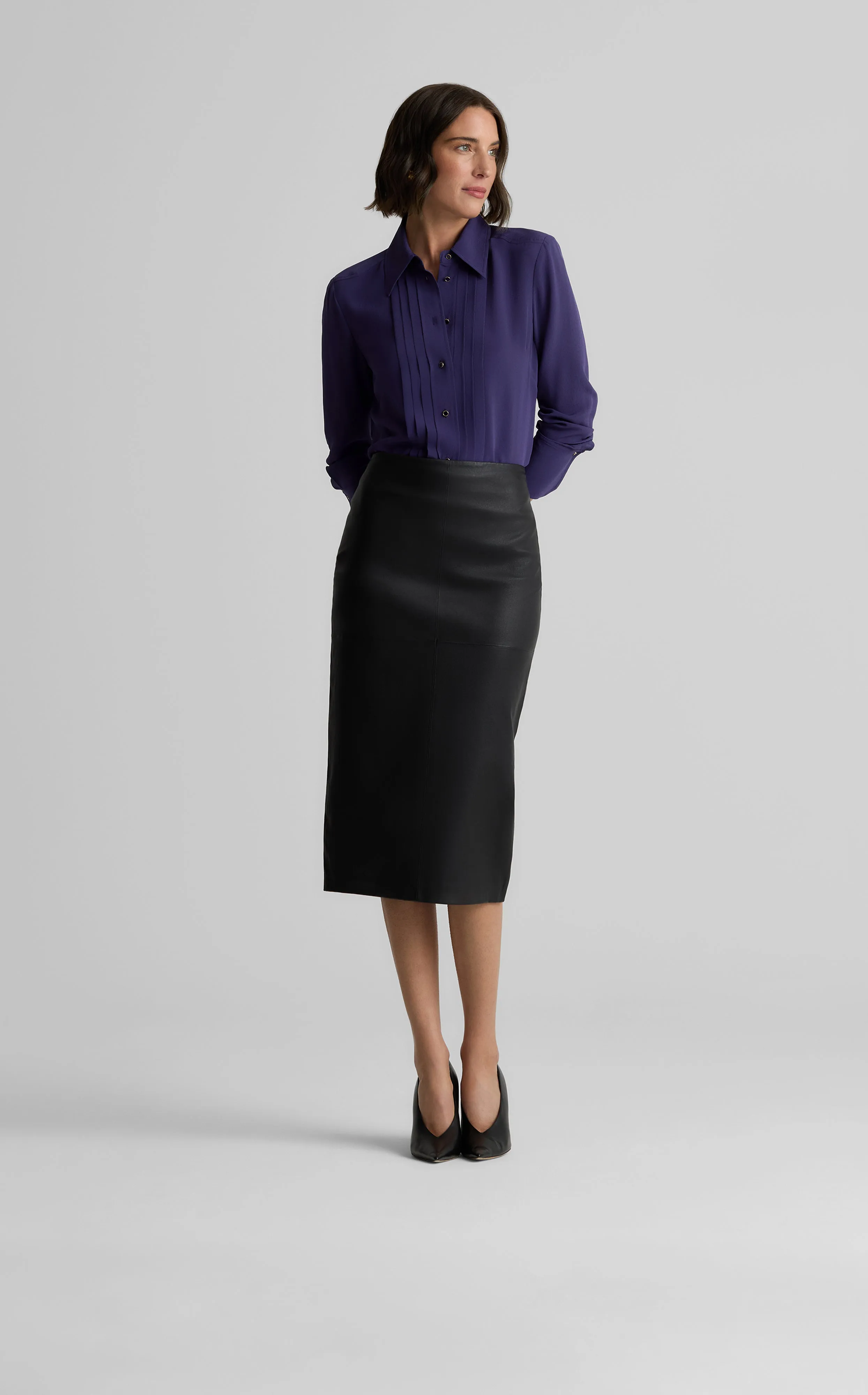 Maya Top in Silk Crepe sold by St. John product image thumbnail 3