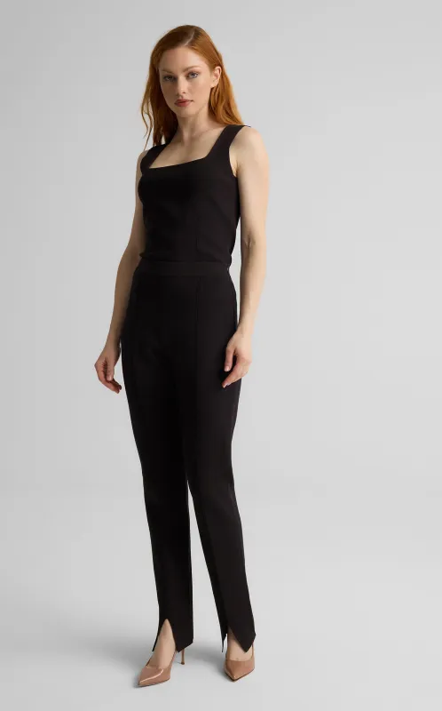 Dani Pant in Santa Roma Knit sold by St. John