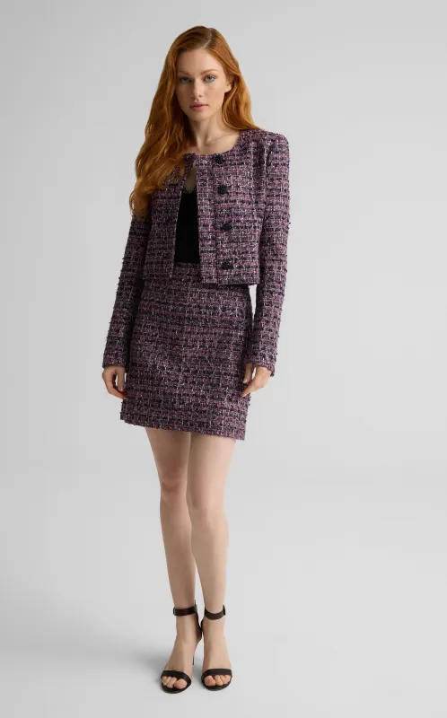 Lennie Jacket in Larchmont Tweed made by St. John