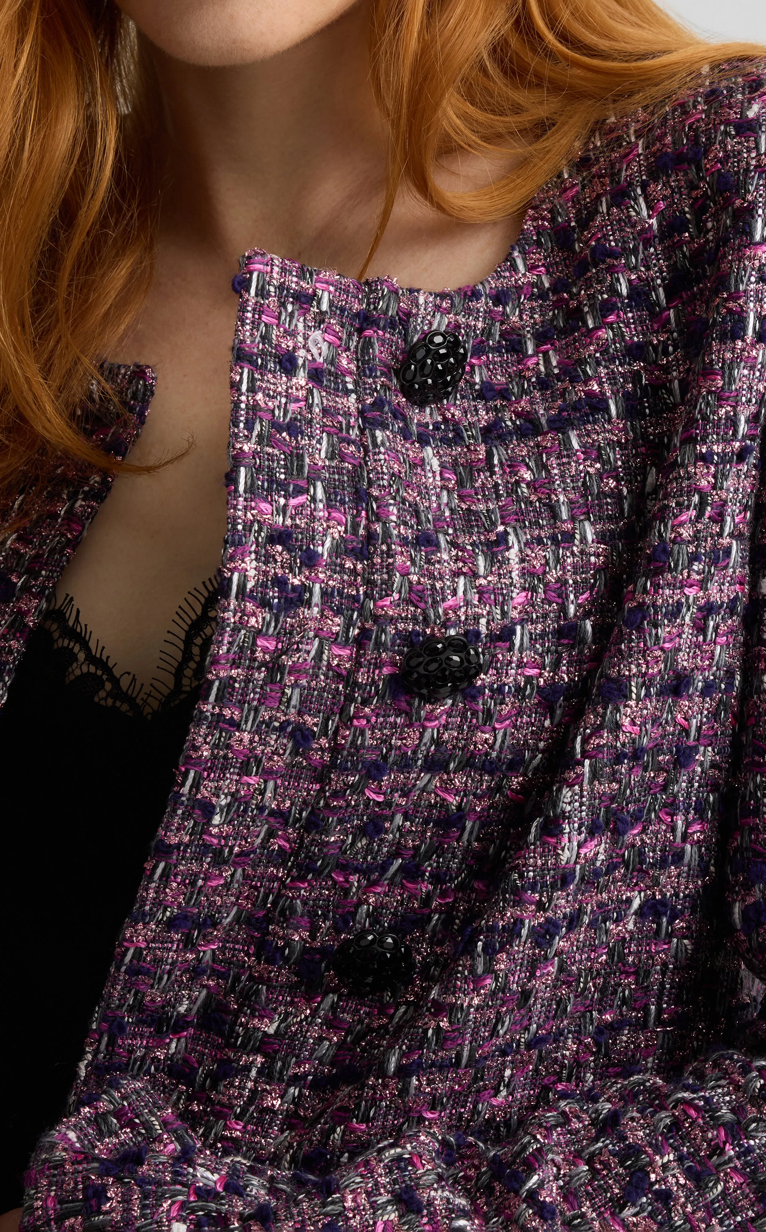 Lennie Jacket in Larchmont Tweed sold by St. John product image thumbnail 5