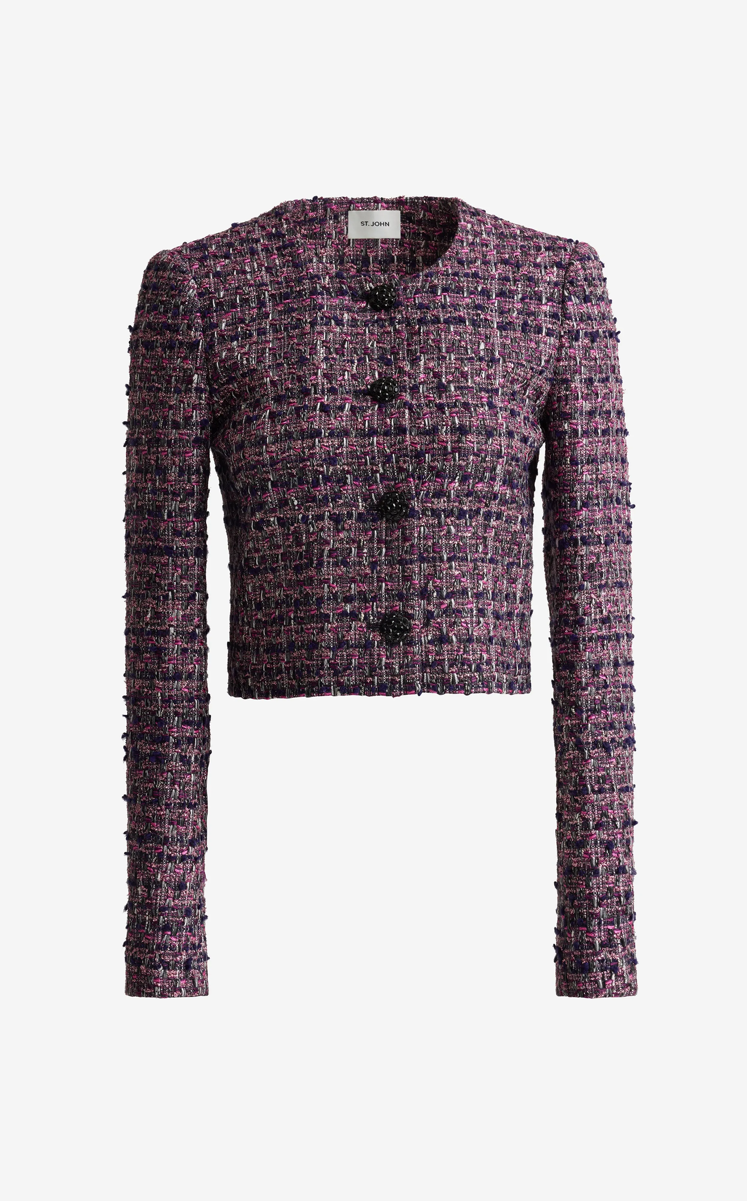 Lennie Jacket in Larchmont Tweed sold by St. John product image thumbnail 2