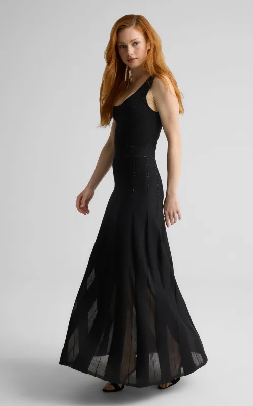 Jean Gown in Grove Godet Knit made by St. John