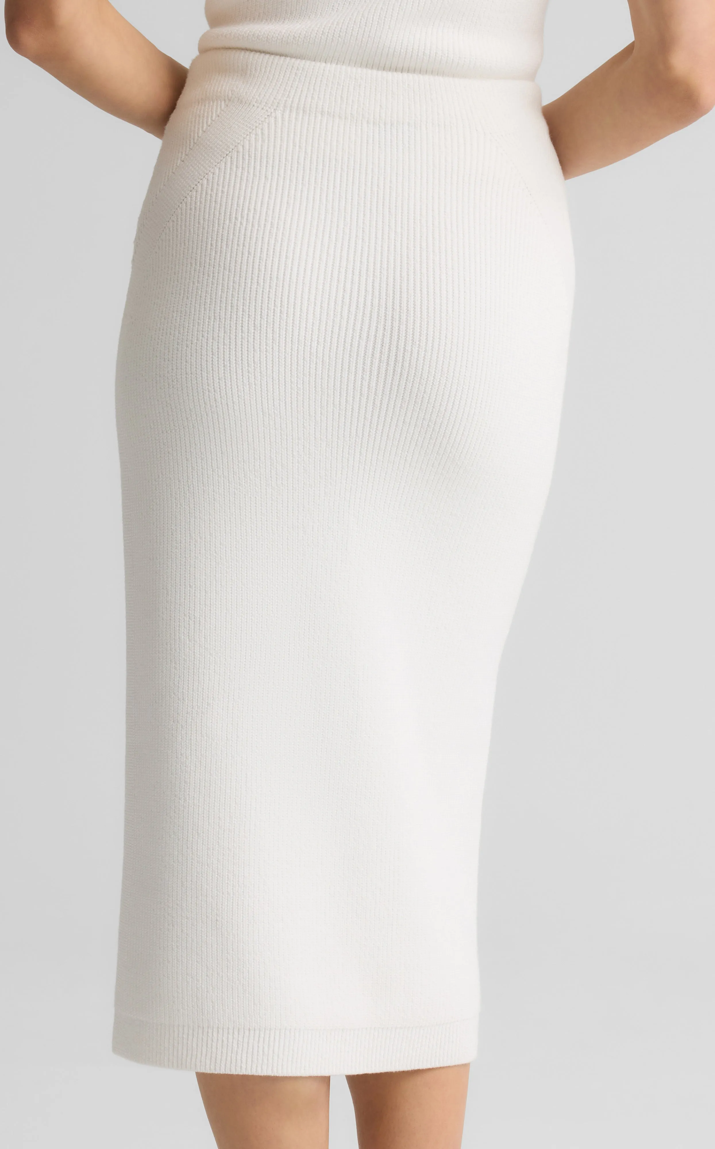 Rhea Skirt in Redondo Rib Knit sold by St. John product image thumbnail 4