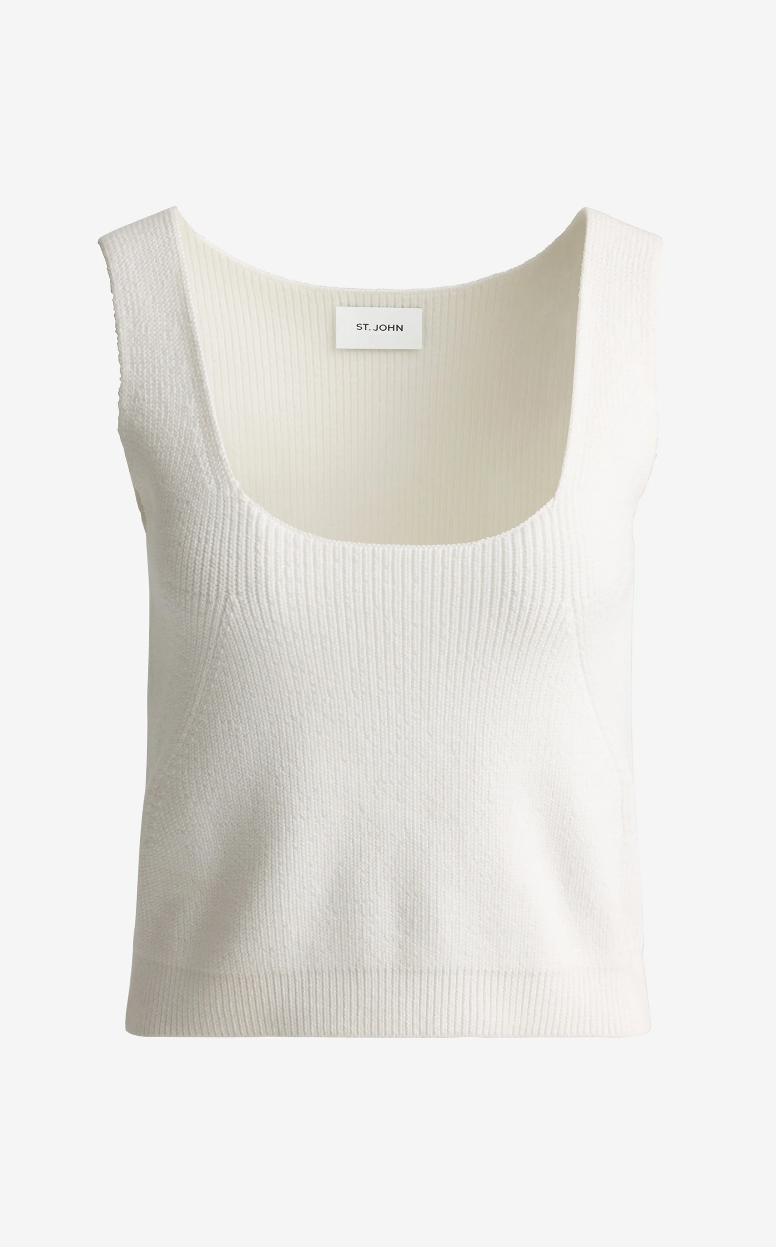 Abigail Top in Redondo Rib Knit sold by St. John product image thumbnail 2