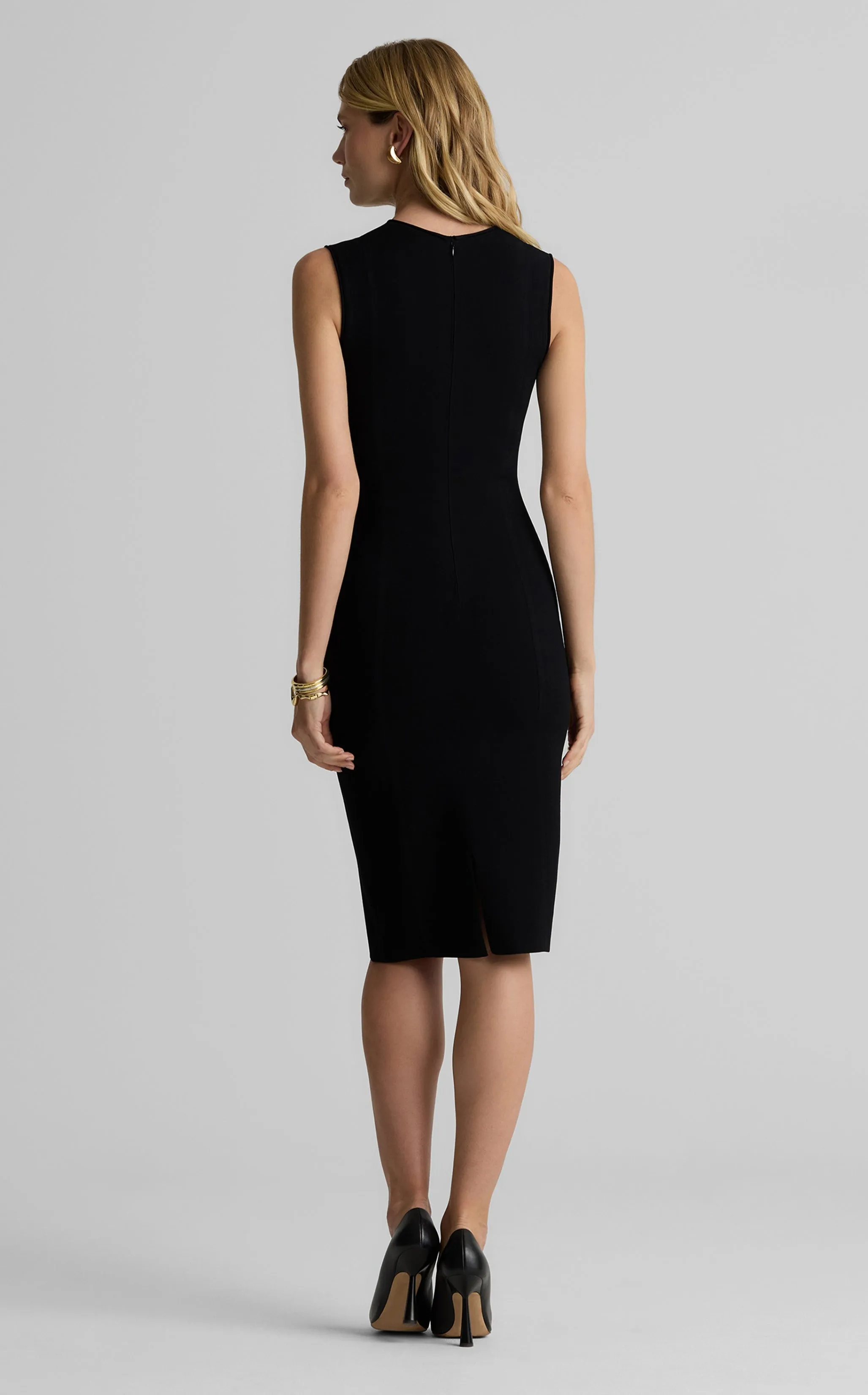 Victoria Dress in Santa Roma Knit sold by St. John product image thumbnail 3